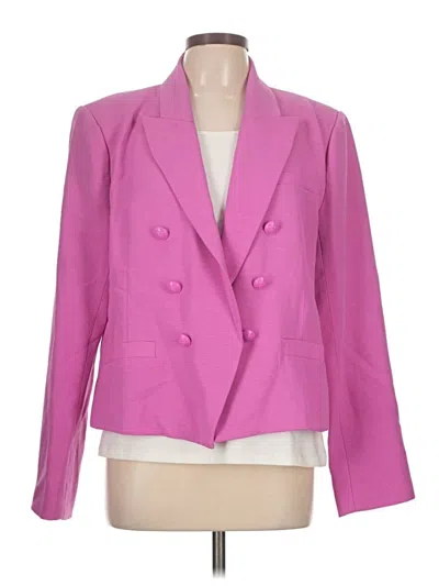 Pre-owned L'agence Blazer Jacket In Pink
