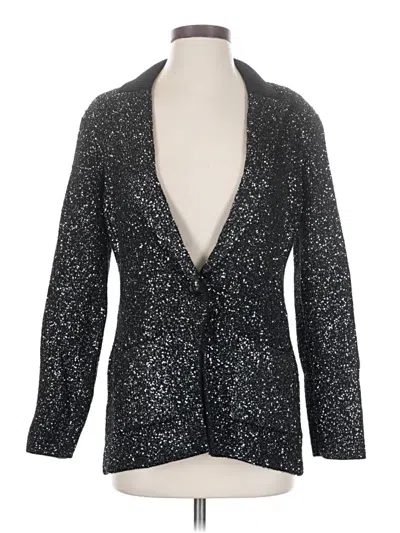 Pre-owned L'agence Blazer Jacket In Silver