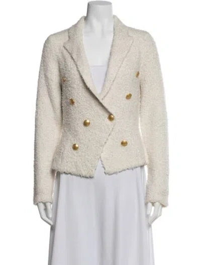 Pre-owned L'agence Blazer In Metallic/neutrals