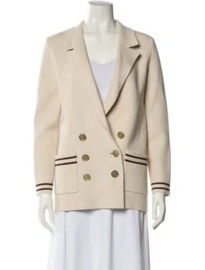 Pre-owned L'agence Blazer In Neutral
