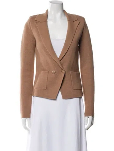 Pre-owned L'agence Blazer In Neutral