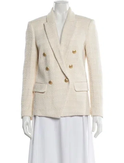 Pre-owned L'agence Blazer In Neutral