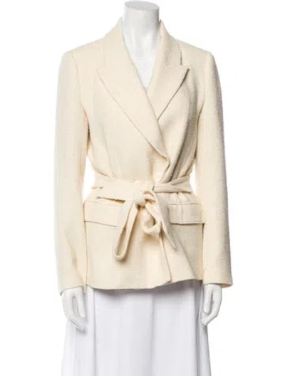 Pre-owned L'agence Blazer In Neutral
