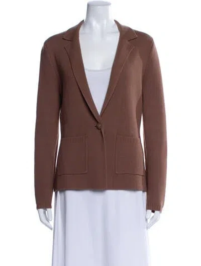 Pre-owned L'agence Blazer In Neutral