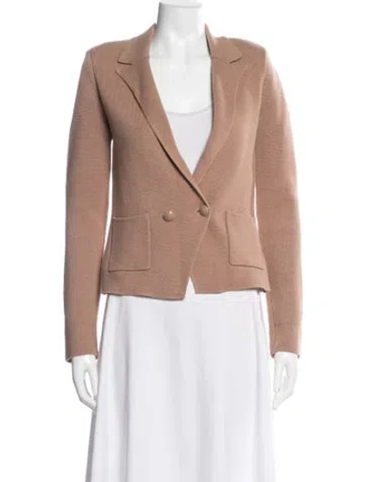 Pre-owned L'agence Blazer In Neutral