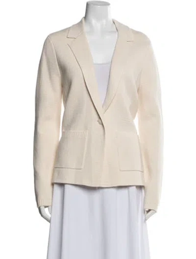 Pre-owned L'agence Blazer In Neutral
