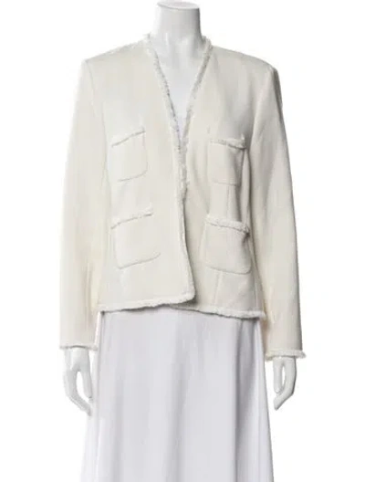 Pre-owned L'agence Blazer In Neutral