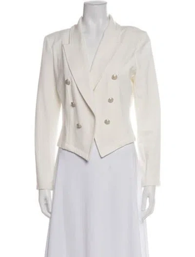 Pre-owned L'agence Blazer In Neutral