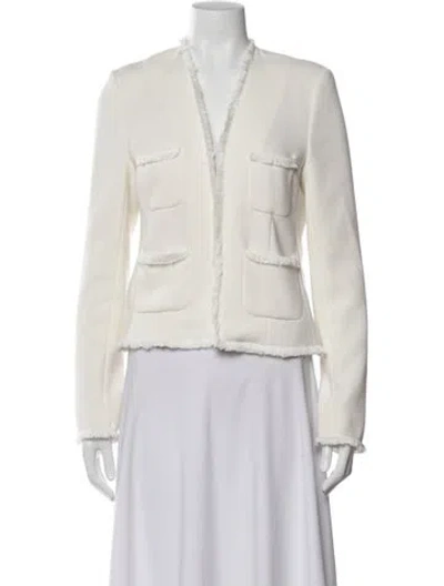 Pre-owned L'agence Blazer In Neutral