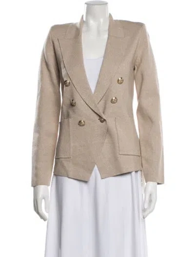 Pre-owned L'agence Blazer In Neutrals