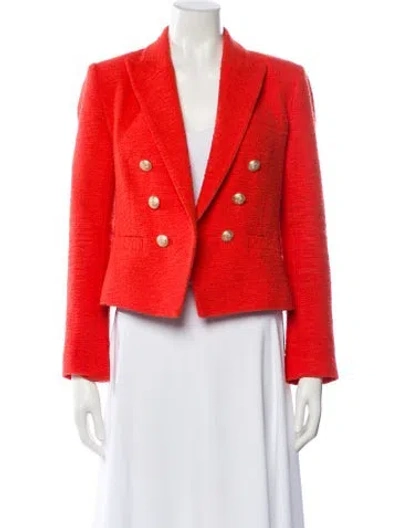 Pre-owned L'agence Blazer In Orange