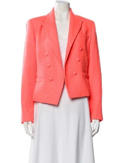 Pre-owned L'agence Blazer In Orange