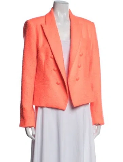 Pre-owned L'agence Blazer In Orange