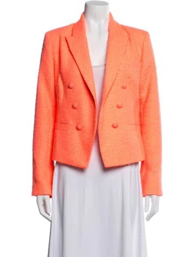 Pre-owned L'agence Blazer In Orange