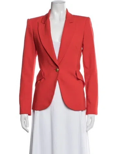 Pre-owned L'agence Blazer In Orange