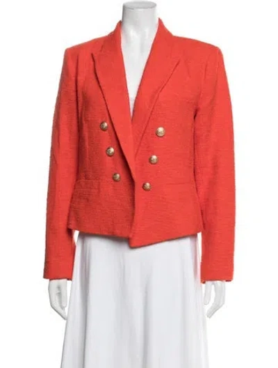 Pre-owned L'agence Blazer In Orange