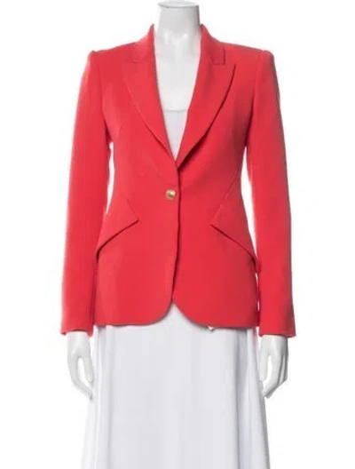 Pre-owned L'agence Blazer In Orange