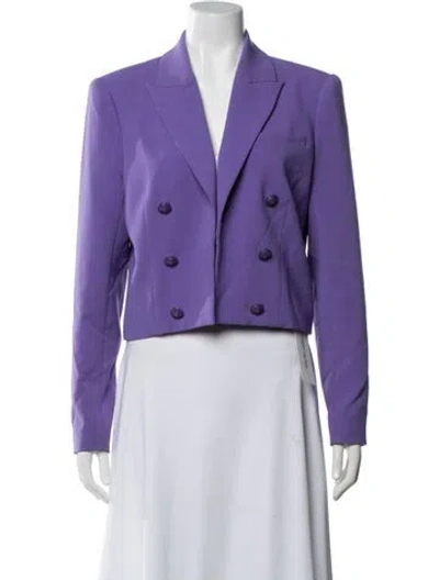 Pre-owned L'agence Blazer In Purple