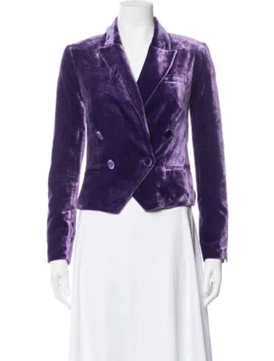 Pre-owned L'agence Blazer In Purple