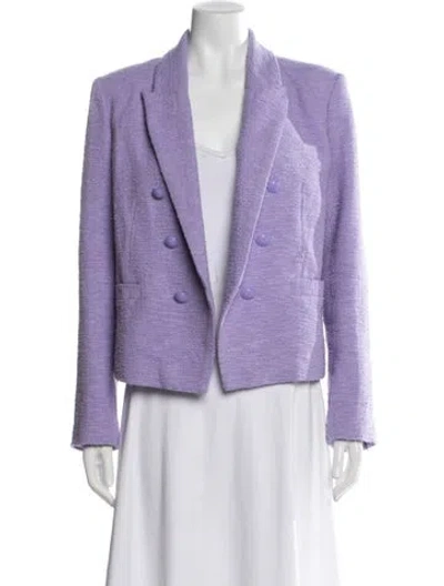 Pre-owned L'agence Blazer In Purple