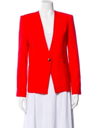 Pre-owned L'agence Blazer In Red