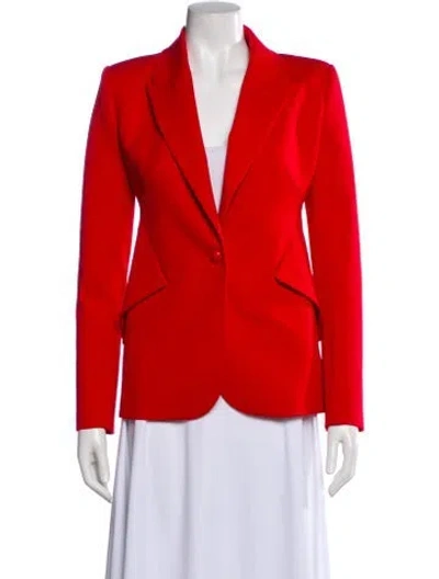 Pre-owned L'agence Blazer In Red