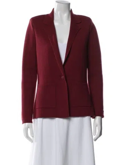 Pre-owned L'agence Blazer In Red