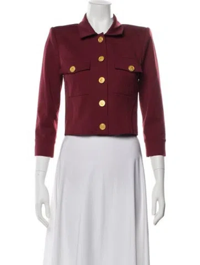 Pre-owned L'agence Blazer In Red