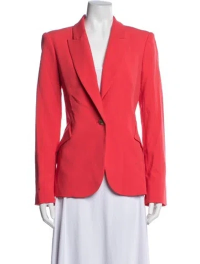 Pre-owned L'agence Blazer In Red