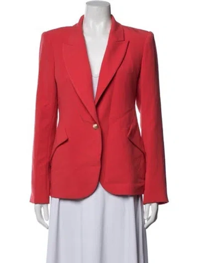 Pre-owned L'agence Blazer In Red