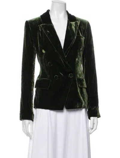 Pre-owned L'agence Blazer W/ Tags In Black/green