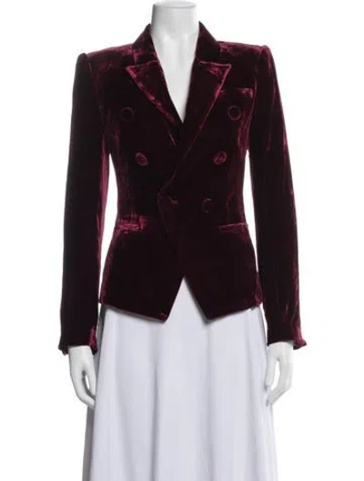 Pre-owned L'agence Blazer W/ Tags In Burgundy