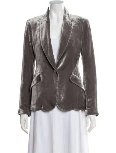 Pre-owned L'agence Blazer W/ Tags In Grey