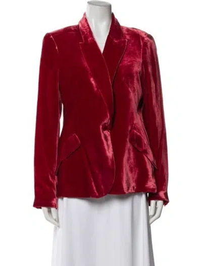 Pre-owned L'agence Blazer W/ Tags In Red