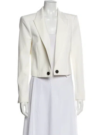 Pre-owned L'agence Blazer In White