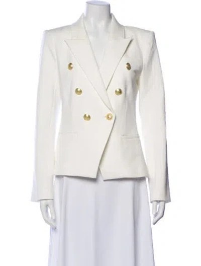 Pre-owned L'agence Blazer In White