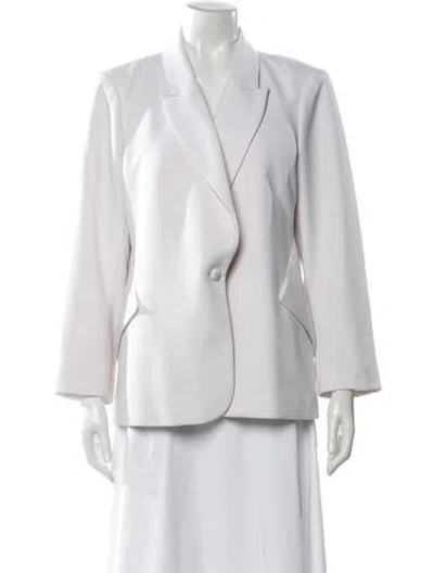 Pre-owned L'agence Blazer In White