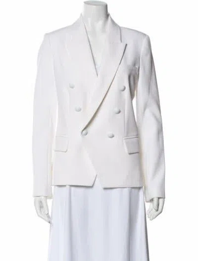Pre-owned L'agence Blazer In White