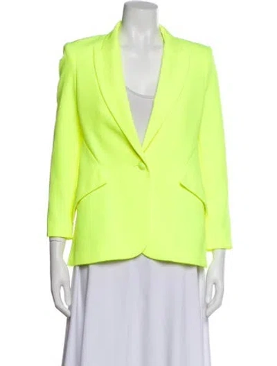 Pre-owned L'agence Blazer In Yellow