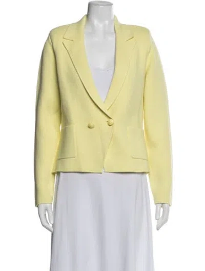 Pre-owned L'agence Blazer In Yellow