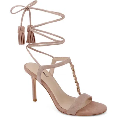 L'agence Bond Lace-up Leather Sandal In Multi