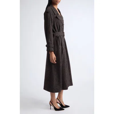 L'agence Brinley Oversized Trench Coat In Gray