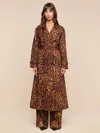L'agence Brinley Oversized Trench Coat In Brown