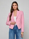 L'agence Brooke Tweed Blazer In Pink