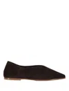 L'agence Brown Solid Ballet Flats In Brown