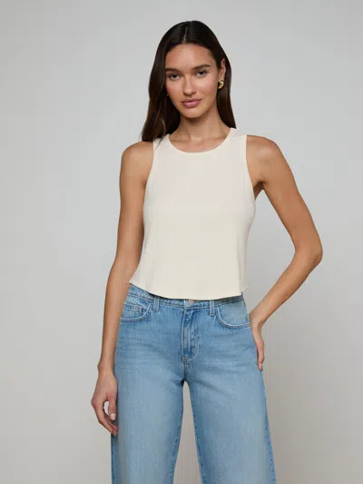 L'agence Cael Tank Top In White