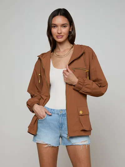 L'agence Calina Windbreaker In Brown