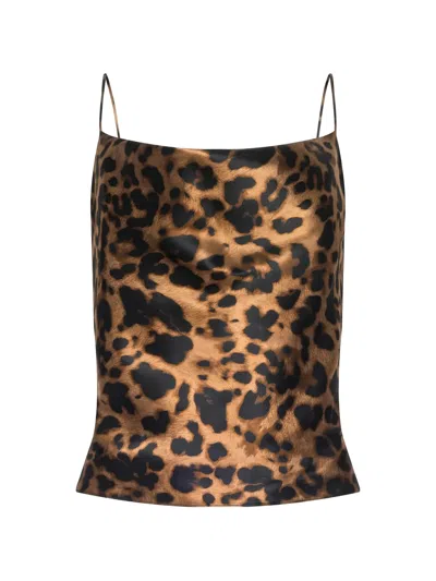 L'agence Calista Blouse In Brown