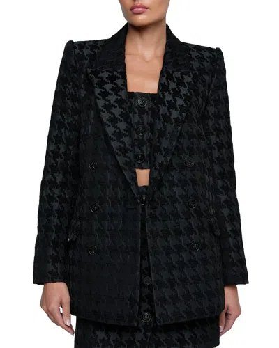 L'agence Cambrie Oversized Blazer In Black