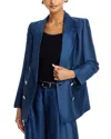 L'agence Cambrie Oversized Blazer In Blue